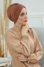 Wilma - Turban En Coton Caramel