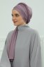 Rebecca - Turban En Coton Lilac