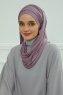 Rebecca - Turban En Coton Lilac