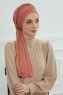 Rebecca - Turban En Coton Saumon
