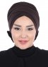 Elisabeth - Turban En Coton Marron