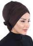 Elisabeth - Turban En Coton Marron