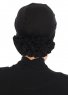 Elisabeth - Turban En Coton Noir