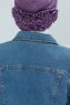 Elisabeth - Turban En Coton Violet