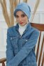Sandra - Turban En Coton Sky Blue