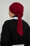 Ellie - Turban En Coton Bordeaux