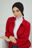 Ellie - Turban En Coton Noir