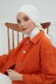 Ellie - Turban En Coton Crème