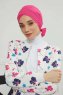 Ellie - Turban En Coton Fuchsia