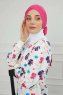 Ellie - Turban En Coton Fuchsia