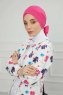 Ellie - Turban En Coton Fuchsia
