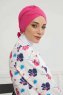 Ellie - Turban En Coton Fuchsia