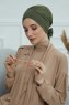Ellie - Turban En Coton Kaki