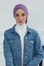 Ellie - Turban En Coton Violet