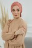 Ellie - Turban En Coton Saumon