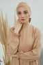 Ellie - Turban En Coton Sand