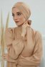 Ellie - Turban En Coton Sand
