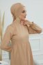 Ellie - Turban En Coton Sand