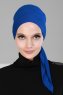 Felicia - Turban En Coton Bleu