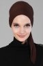 Felicia - Turban En Coton Marron