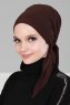 Felicia - Turban En Coton Marron