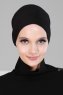 Felicia - Turban En Coton Noir