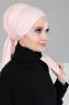 Felicia - Turban En Coton Vieux Rose