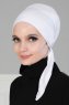 Felicia - Turban En Coton Blanc