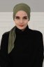 Felicia - Turban En Coton Kaki