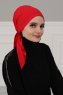 Felicia - Turban En Coton Rouge