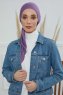 Felicia - Turban En Coton Violet