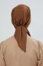 Felicia - Turban En Coton Caramel