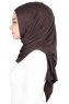 Sigrid - Hijab Coton Marron - Ayse Turban