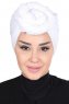 Sigrid - Hijab Coton Blanc - Ayse Turban