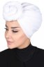 Sigrid - Hijab Coton Blanc - Ayse Turban