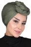 Sigrid - Hijab Coton Kaki - Ayse Turban