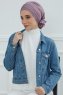Monica - Turban En Coton Lilac