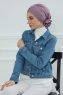 Monica - Turban En Coton Lilac