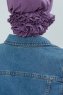 Monica - Turban En Coton Violet