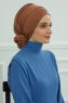 Monica - Turban En Coton Caramel