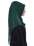 Evelina - Hijab Pratique Vert Foncé - Ayse Turban