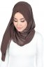 Joline - Hijab Chiffon Premium Marron