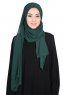 Joline - Hijab Chiffon Premium Vert Foncé