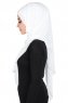 Joline - Hijab Chiffon Premium Blanc Cassé