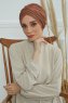 Fiona - Turban En Coton Caramel