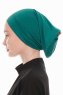 Emine - Bonnet Hijab Vert Foncé