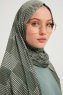 Nurgul - Hijab À motifs Vert