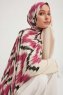 Tansu - Hijab À motifs Rose Foncé