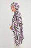 Tansu - Hijab À motifs Violet