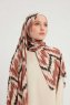 Tansu - Hijab À motifs Cannelle